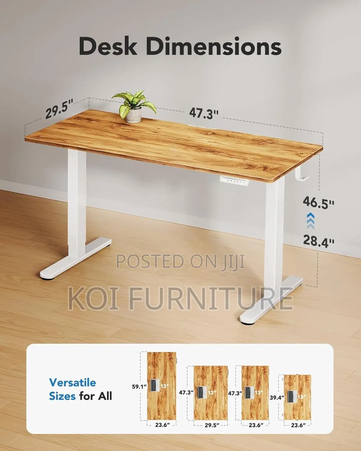 Office Desk; 1.8 Meters Adjustable Electric Desk