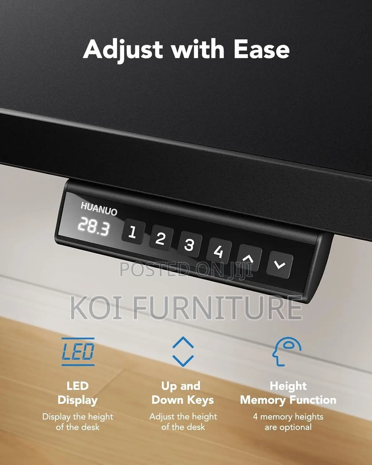 Office Desk; 1.8 Meters Adjustable Electric Desk
