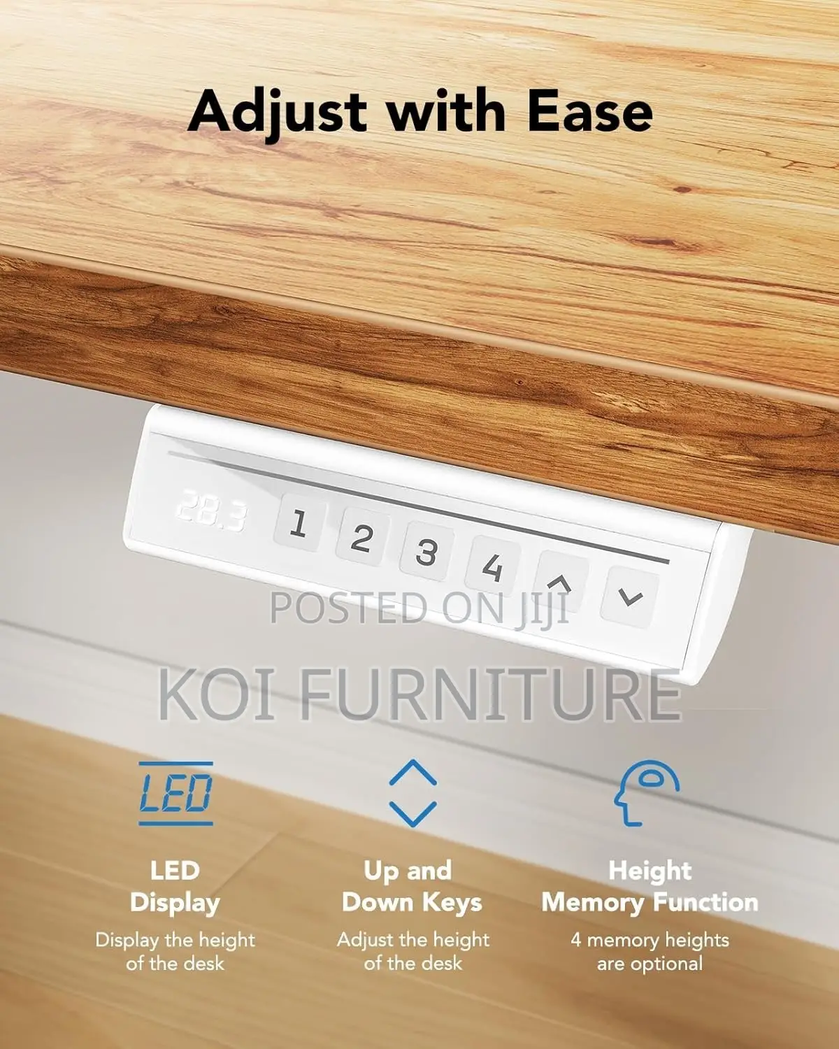 Office Desk; 1.8 Meters Adjustable Electric Desk