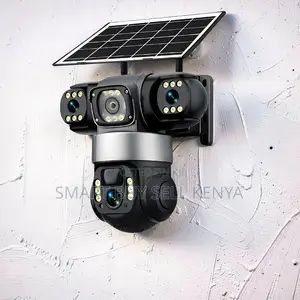 Plug and Play Remote View 4g PTZ Three Lens Solar Camera