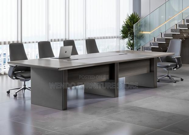 Boardroom Table; 3 Meters Advanced Boardroom Table With Power Cables