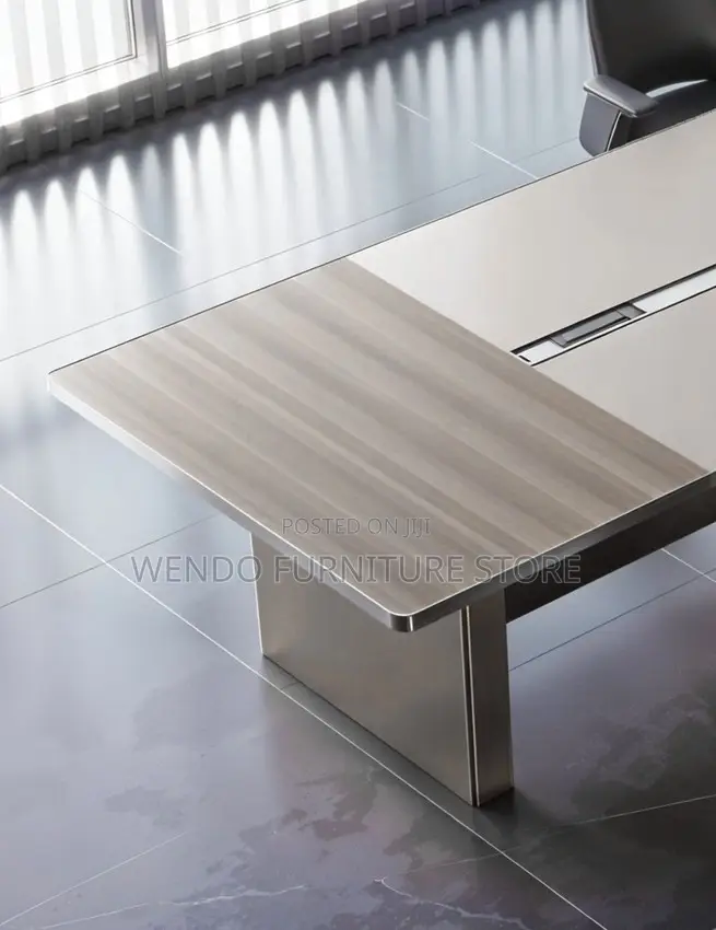 Boardroom Table; 3 Meters Advanced Boardroom Table With Power Cables