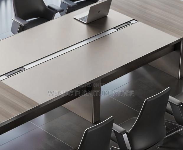 Boardroom Table; 3 Meters Advanced Boardroom Table With Power Cables - thumbnail 4