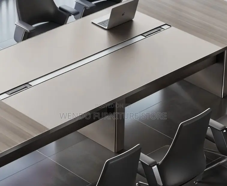 Boardroom Table; 3 Meters Advanced Boardroom Table With Power Cables