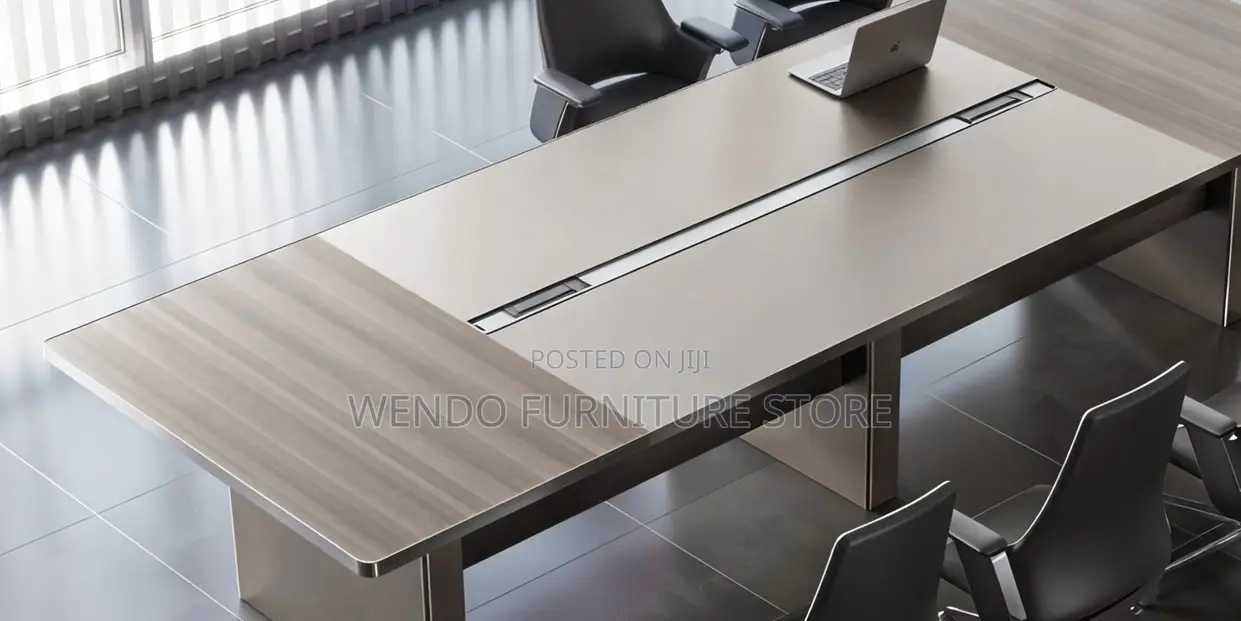 Boardroom Table; 3 Meters Advanced Boardroom Table With Power Cables
