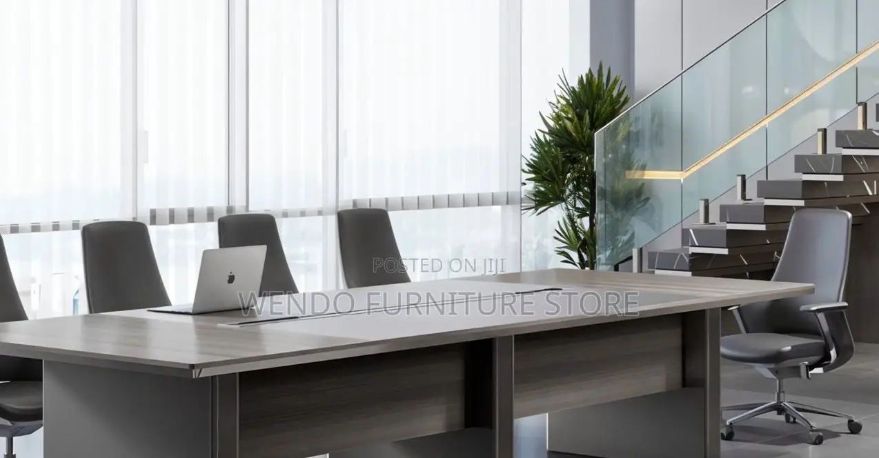 Boardroom Table; 3 Meters Advanced Boardroom Table With Power Cables