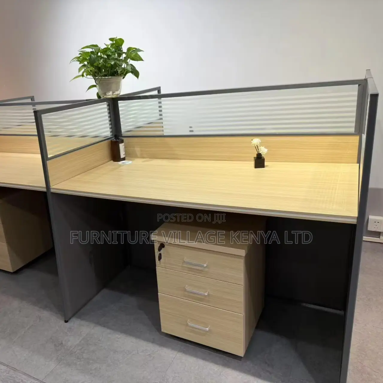 4 Person Workstation Desk
