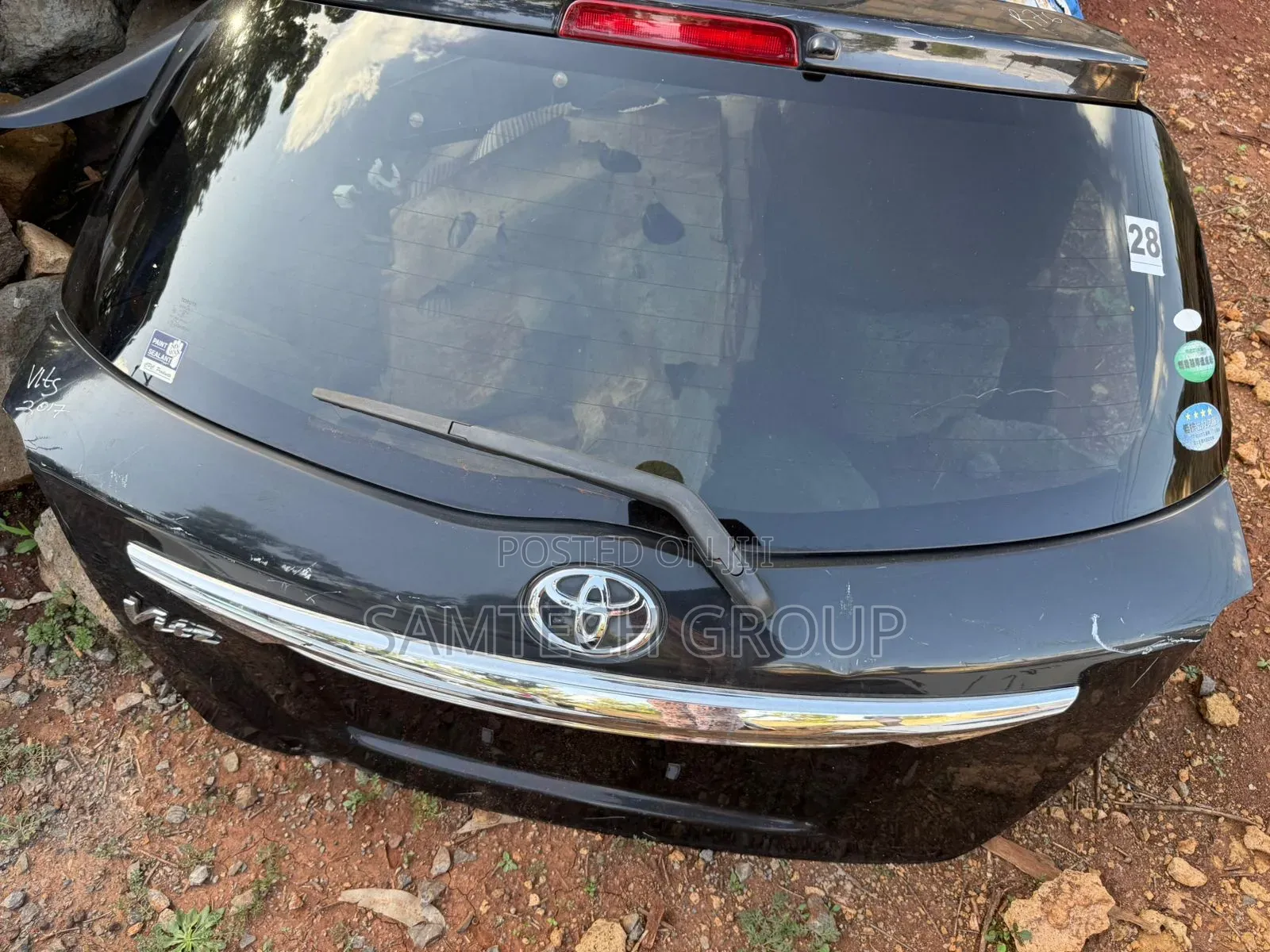 Toyota Vits 2017 Boot Door X-Japan