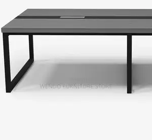 Boardroom Table; 2.4 Meters Wooden Top Boardroom Table