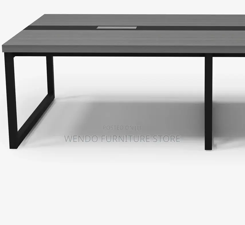 Boardroom Table; 2.4 Meters Wooden Top Boardroom Table