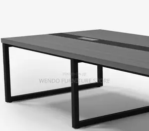 Boardroom Table; 2.4 Meters Wooden Top Boardroom Table