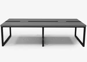 Boardroom Table; 2.4 Meters Wooden Top Boardroom Table
