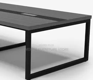 Boardroom Table; 2.4 Meters Wooden Top Boardroom Table