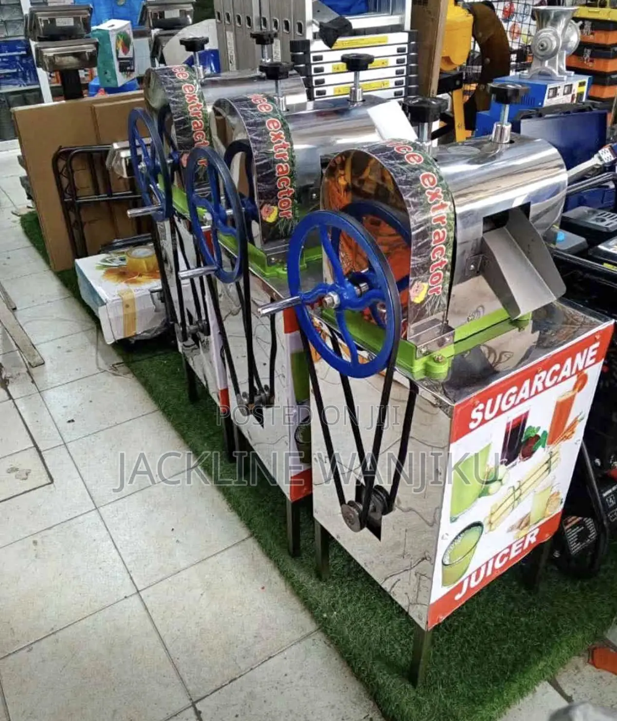Sugarcane Juicer Machine / Sugarcane Juice Squeezer Machine