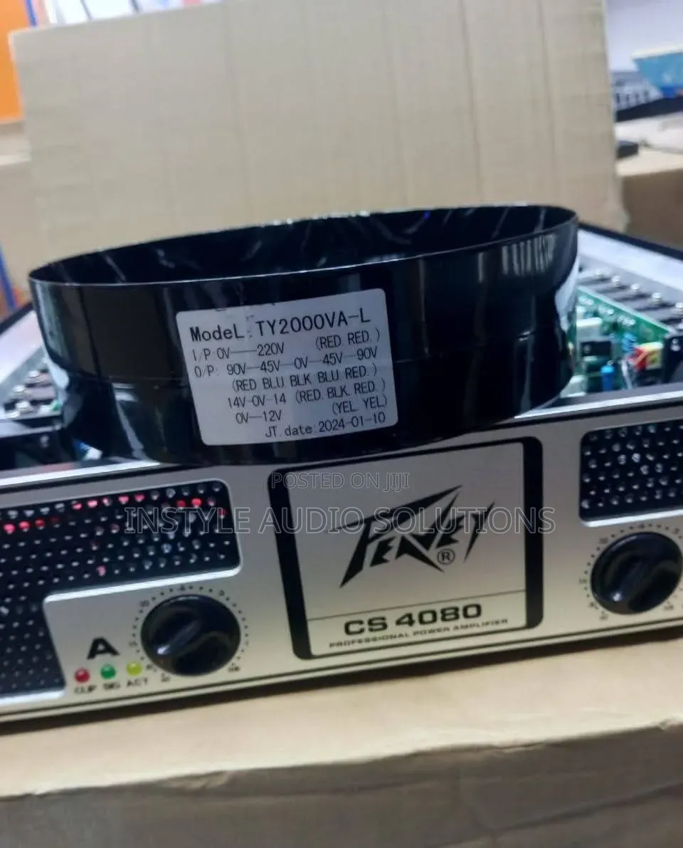 Peavey Cs 4080 Power Amplifier 2000 Watts