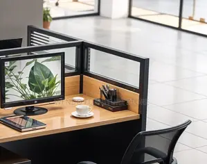 Office Workstation; Two Users Cubicle Office Table Station