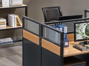 Office Workstation; Two Users Cubicle Office Table Station