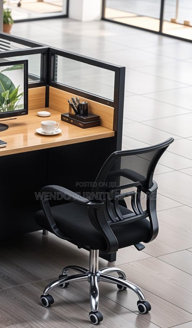 Office Workstation; Two Users Cubicle Office Table Station - thumbnail 5