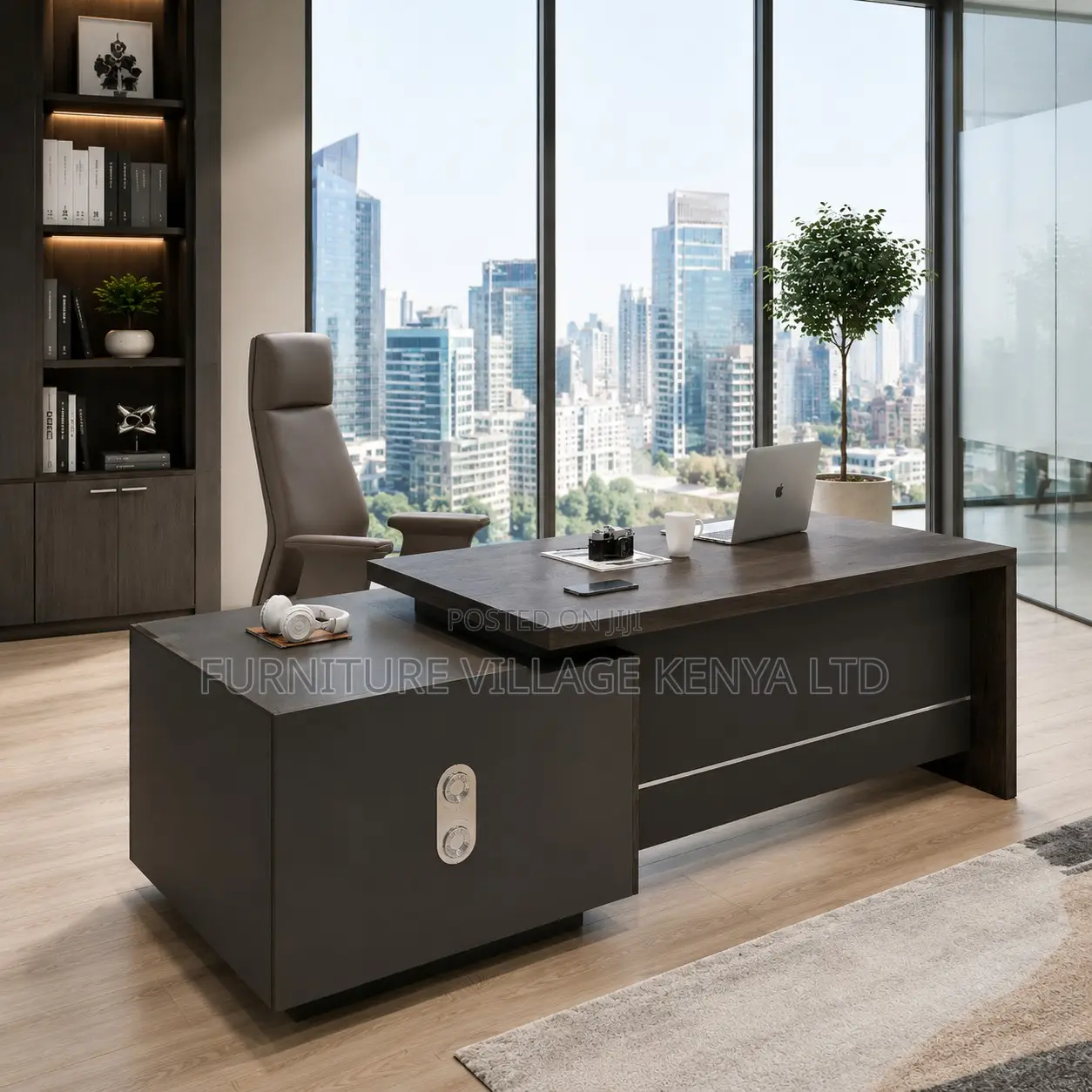 1800mm L-Shape Executive Desk.