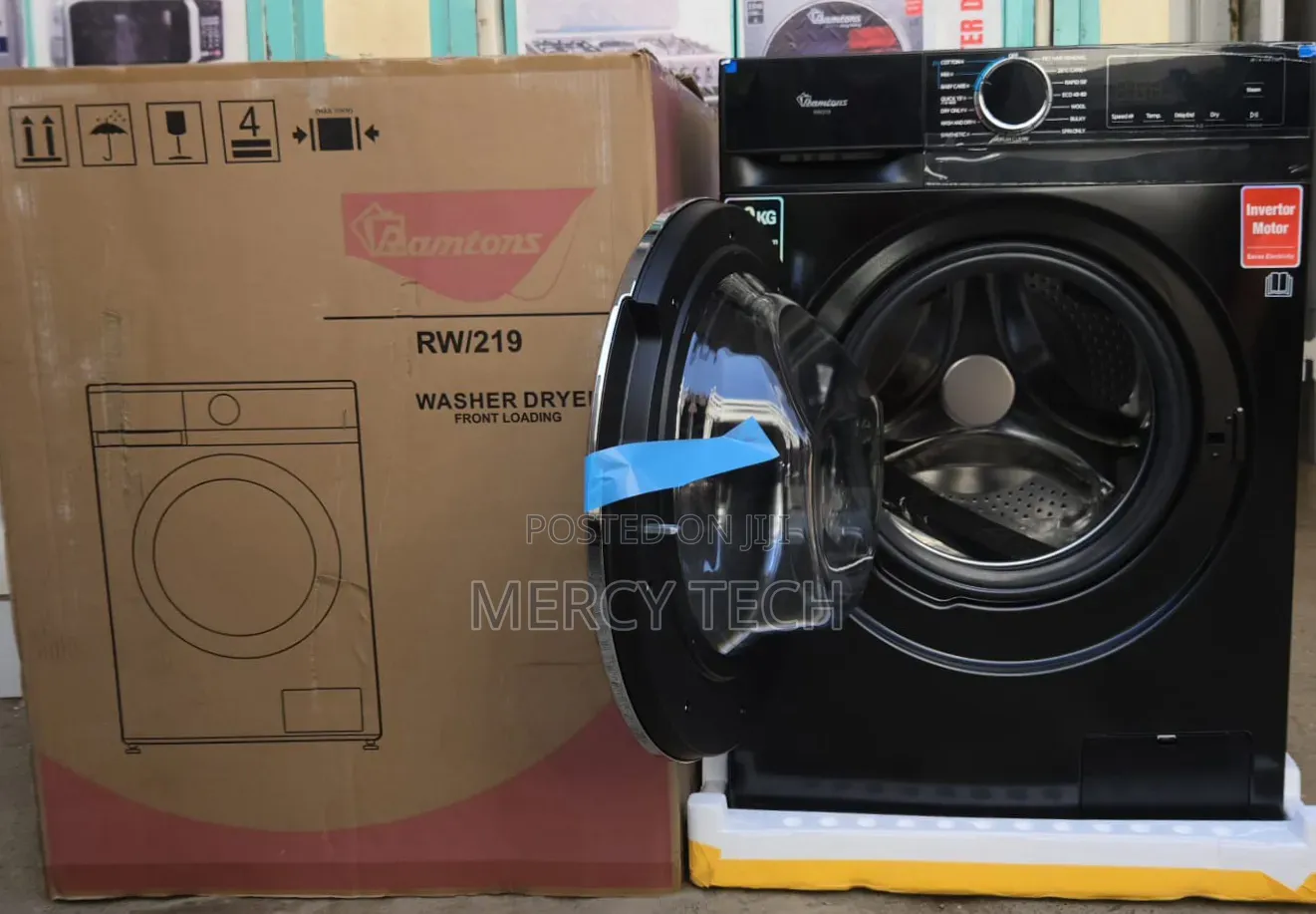 Ramtons 10kg Washer / 7kg Dryer Rw219 (Black)