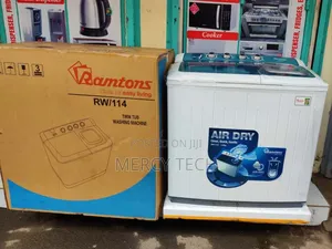Ramtons Super Jumbo Twin Tub 12kg/14kg With Air Dryer Rw114