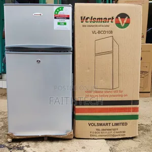 *Volsmart Fridge Double Door 108litres