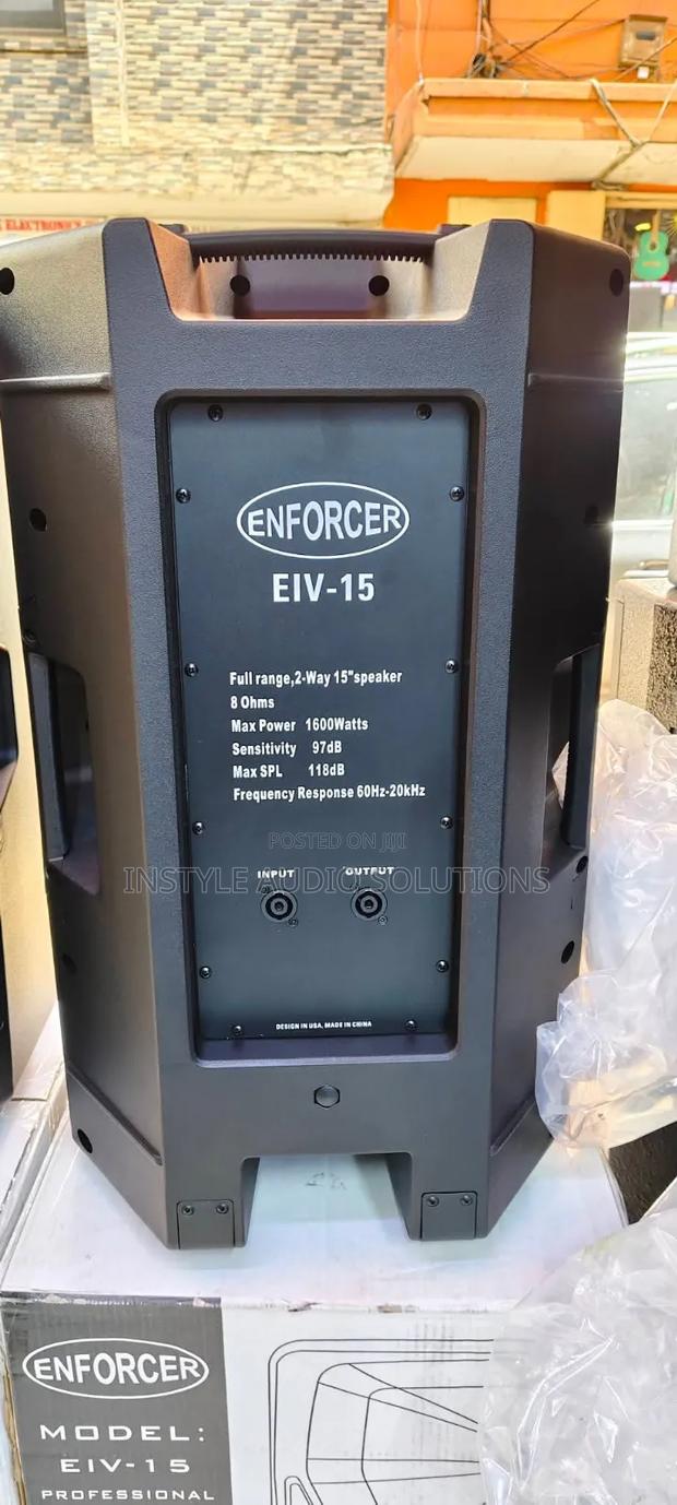 15" Enforcer Ev Mid Range Speaker 1600 Watts Plastic Speaker - thumbnail 3