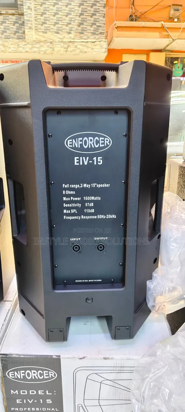 15" Enforcer Ev Mid Range Speaker 1600 Watts Plastic Speaker