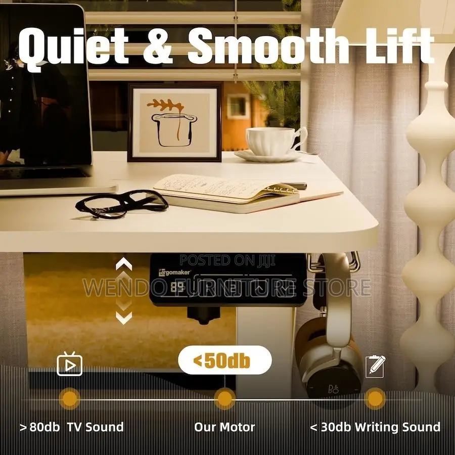 Office Desk; 1.2 Meters Electric Adjustable Excellent Work Office Desk