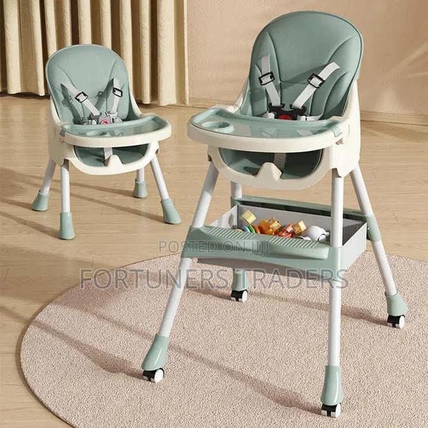 5-in-1 Convertible Baby High Chair With Rocker, Recliner,