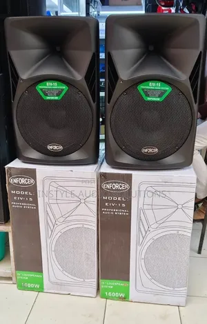 15" Enforcer Ev Mid Range Speaker 1600 Watts Plastic Speaker