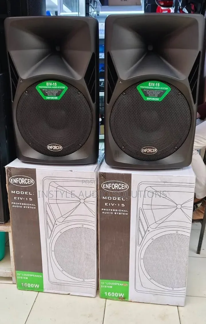 15" Enforcer Ev Mid Range Speaker 1600 Watts Plastic Speaker