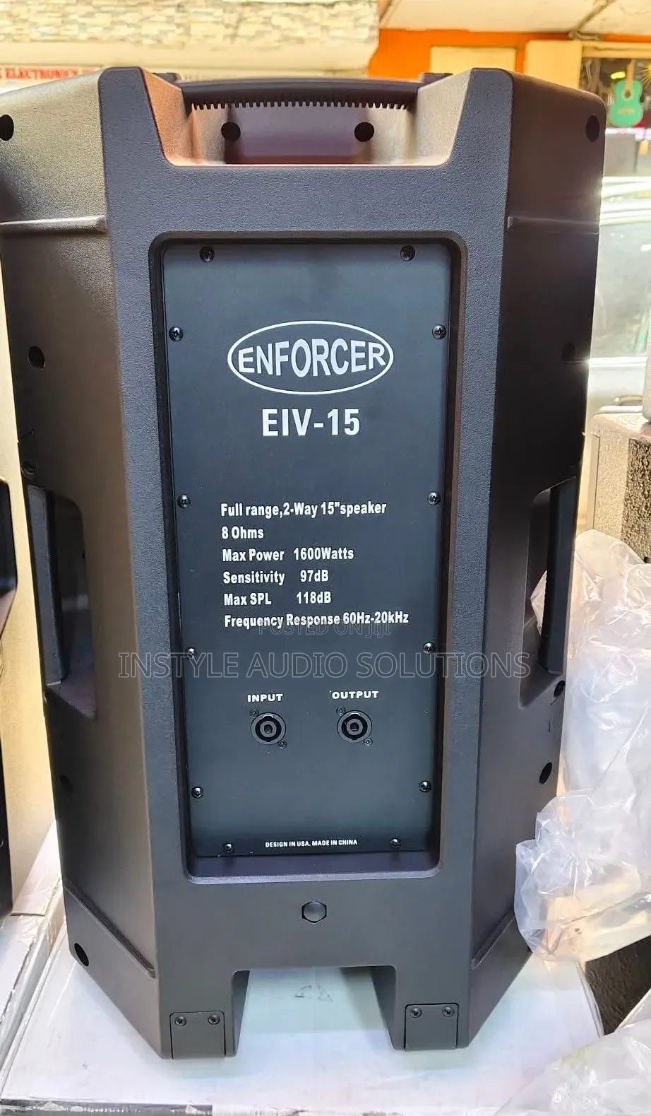 15" Enforcer Ev Mid Range Speaker 1600 Watts Plastic Speaker