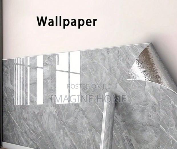 Grey Unique Marble Contact Paper - main view