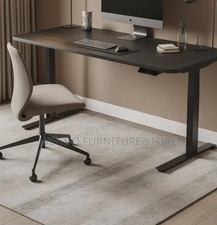 Office Desk; 1.6 Meters Electric Adjustable Tables In Ergonomic Design