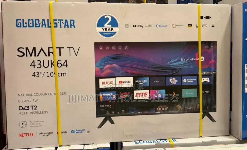 Globalstar 43 Inches Smart Android Tv With Bluetooth,Wifi,Netflix