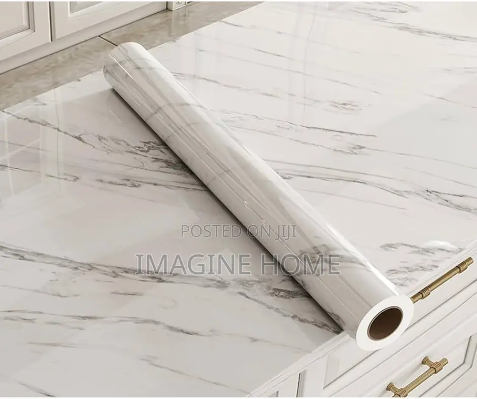 Marble Grey Cabinet Contact Paper