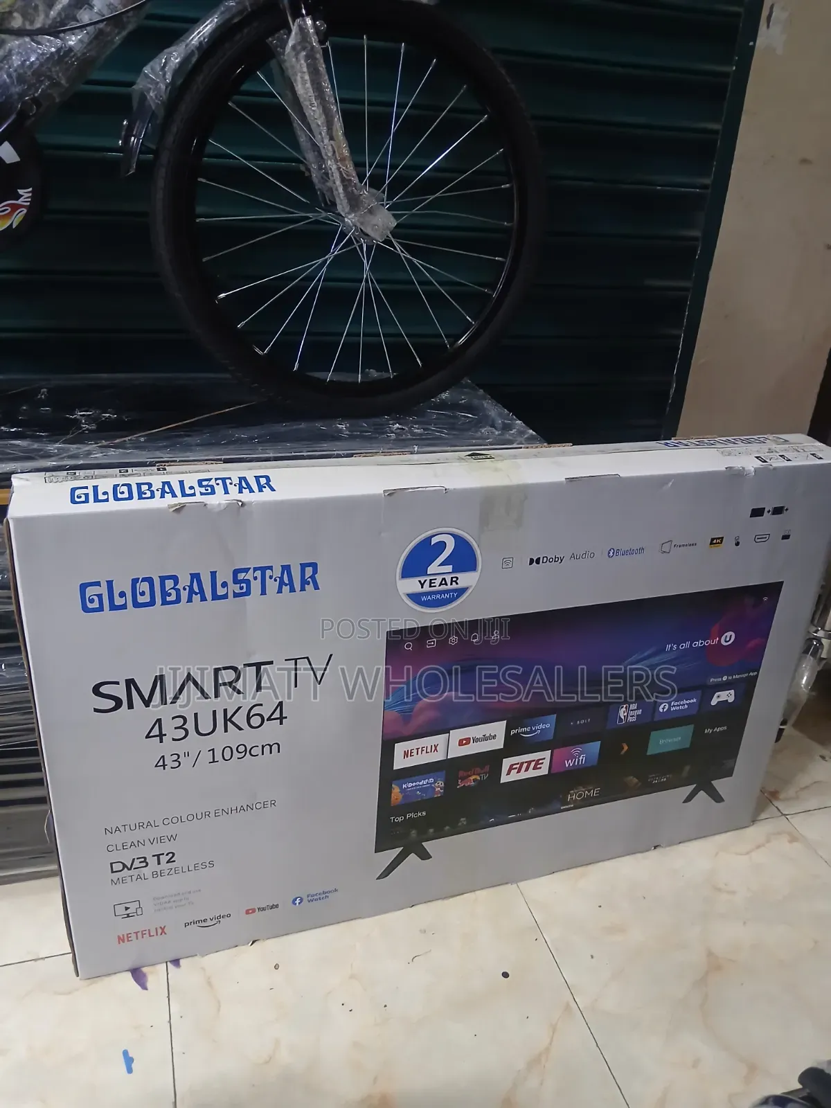 Globalstar 43 Inches Smart Android Tv With Bluetooth,Wifi,Netflix