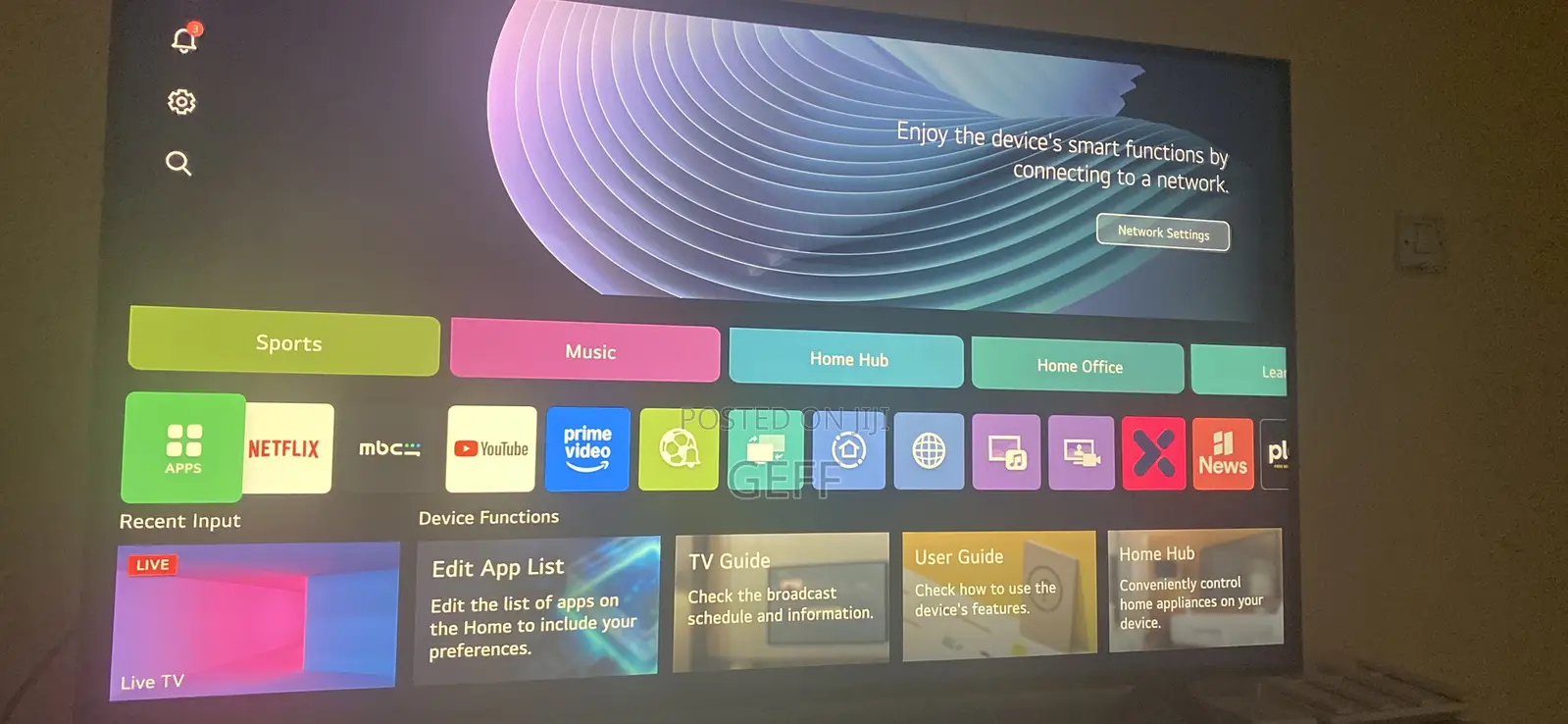 Lg 55” Tv Uhd Ai Thin Q Being Sold in Kitengela