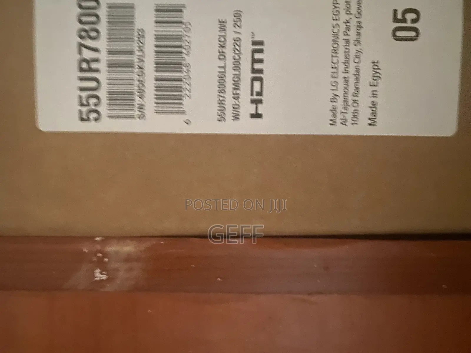 Lg 55” Tv Uhd Ai Thin Q Being Sold in Kitengela