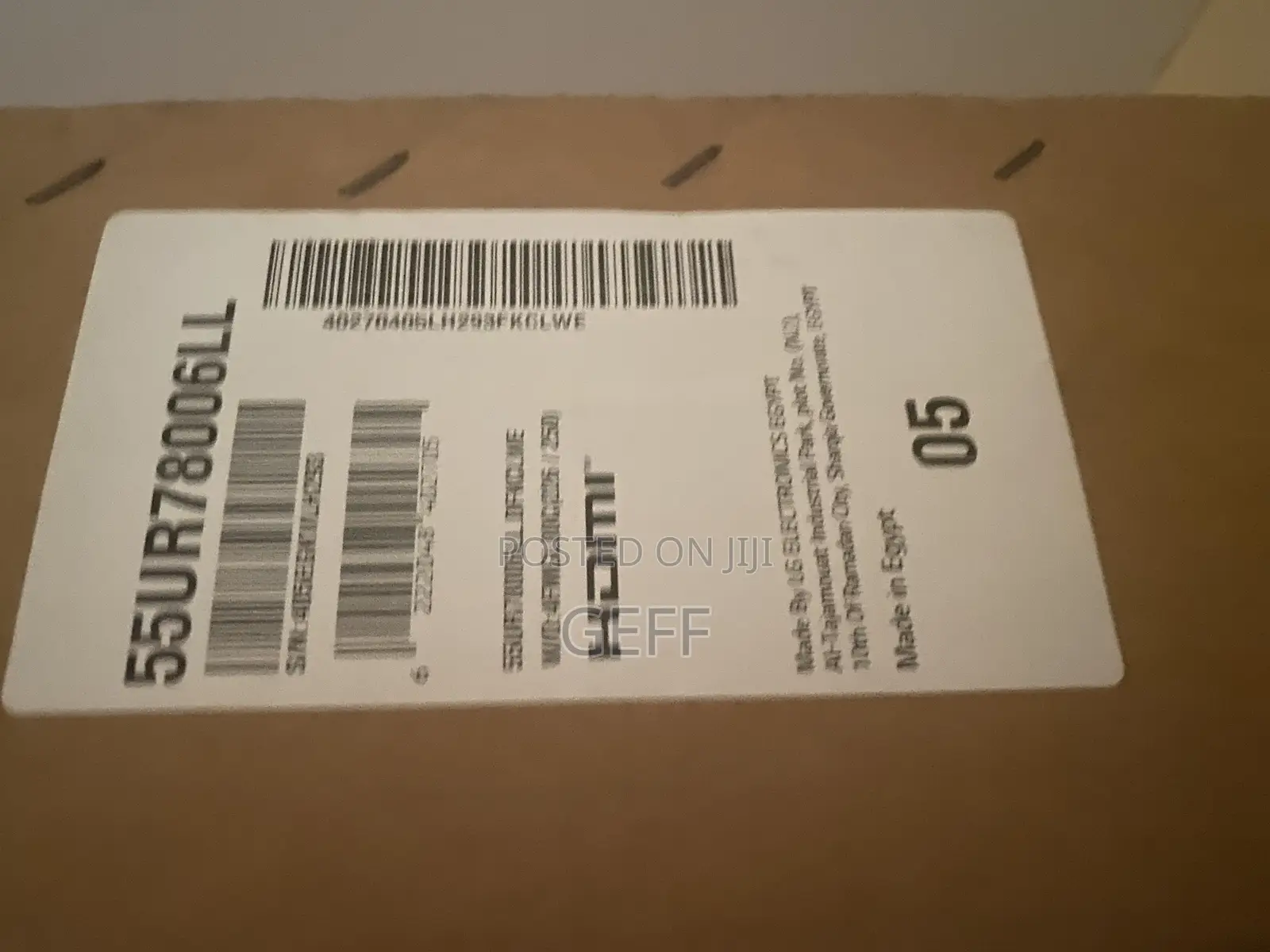 Lg 55” Tv Uhd Ai Thin Q Being Sold in Kitengela