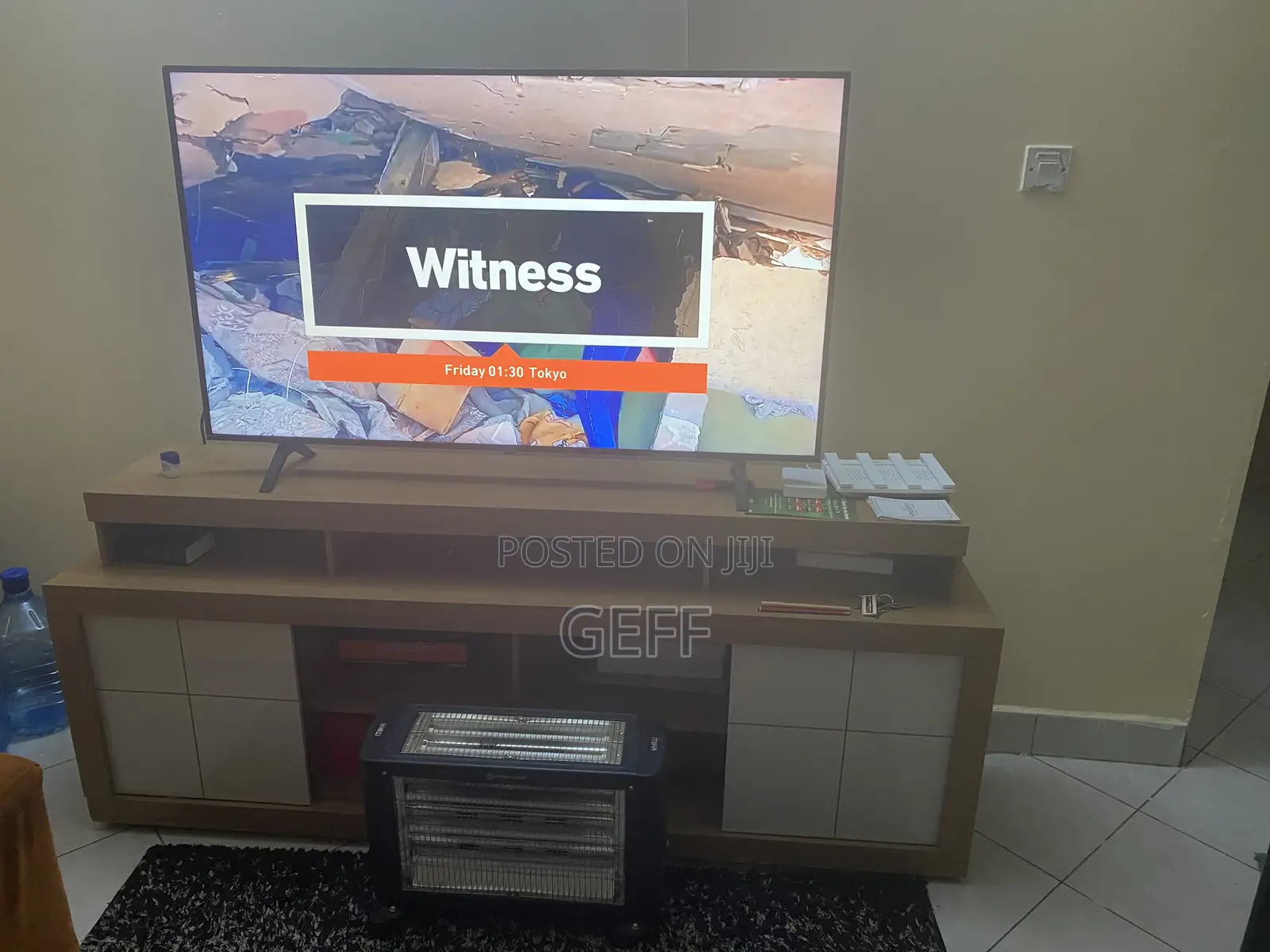 Lg 55” Tv Uhd Ai Thin Q Being Sold in Kitengela