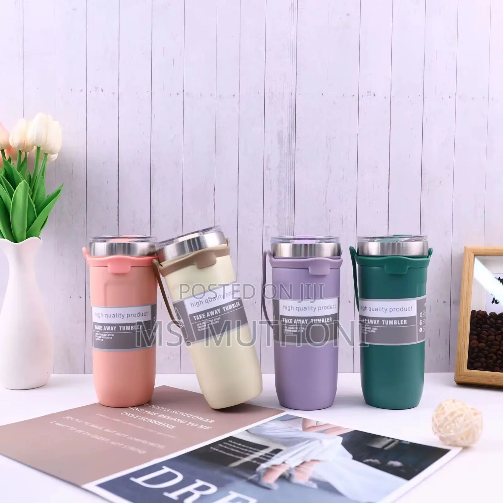 710 Ml Double Wall Insulated Coffee Tumblers / Mugs*