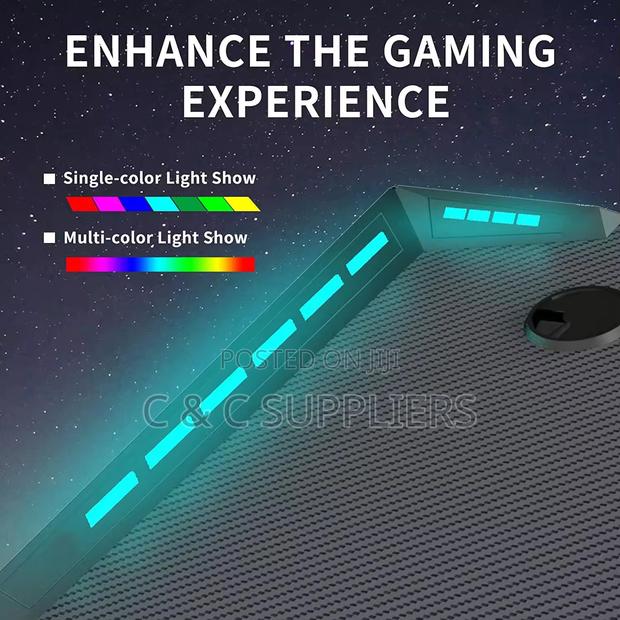 Gaming Desk With Led Lights - thumbnail 5