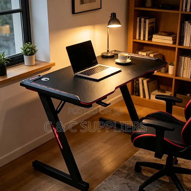 Gaming Desk With Led Lights