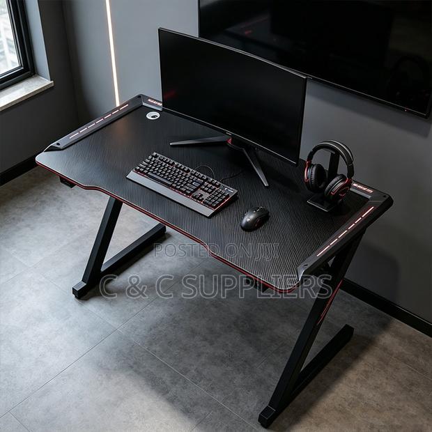 Gaming Desk With Led Lights - thumbnail 8