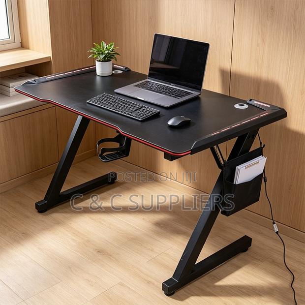 Gaming Desk With Led Lights - thumbnail 10