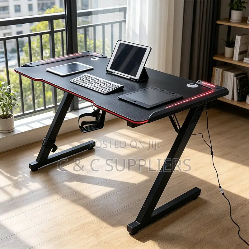 Gaming Desk With Led Lights
