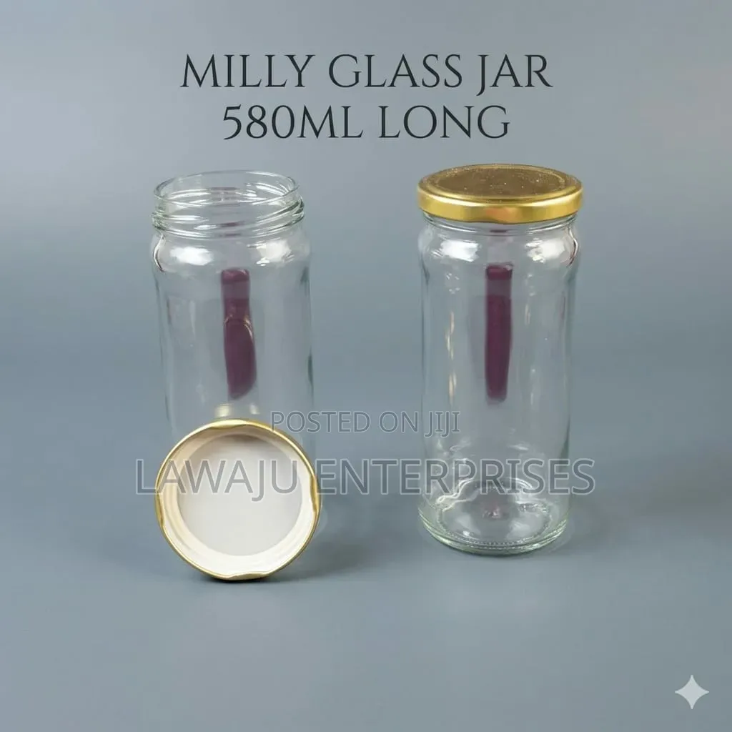 Long Glass Jar