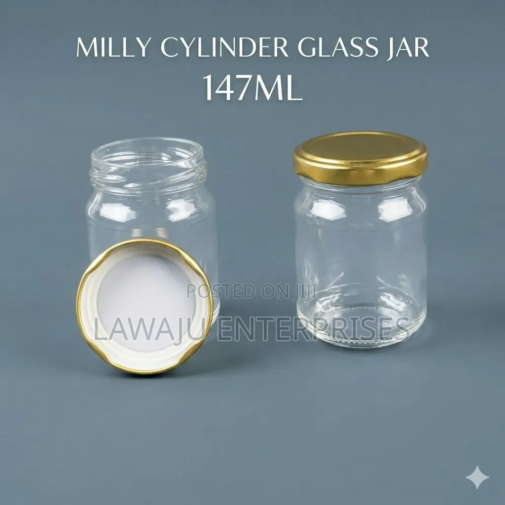 Elegant Glass Jar